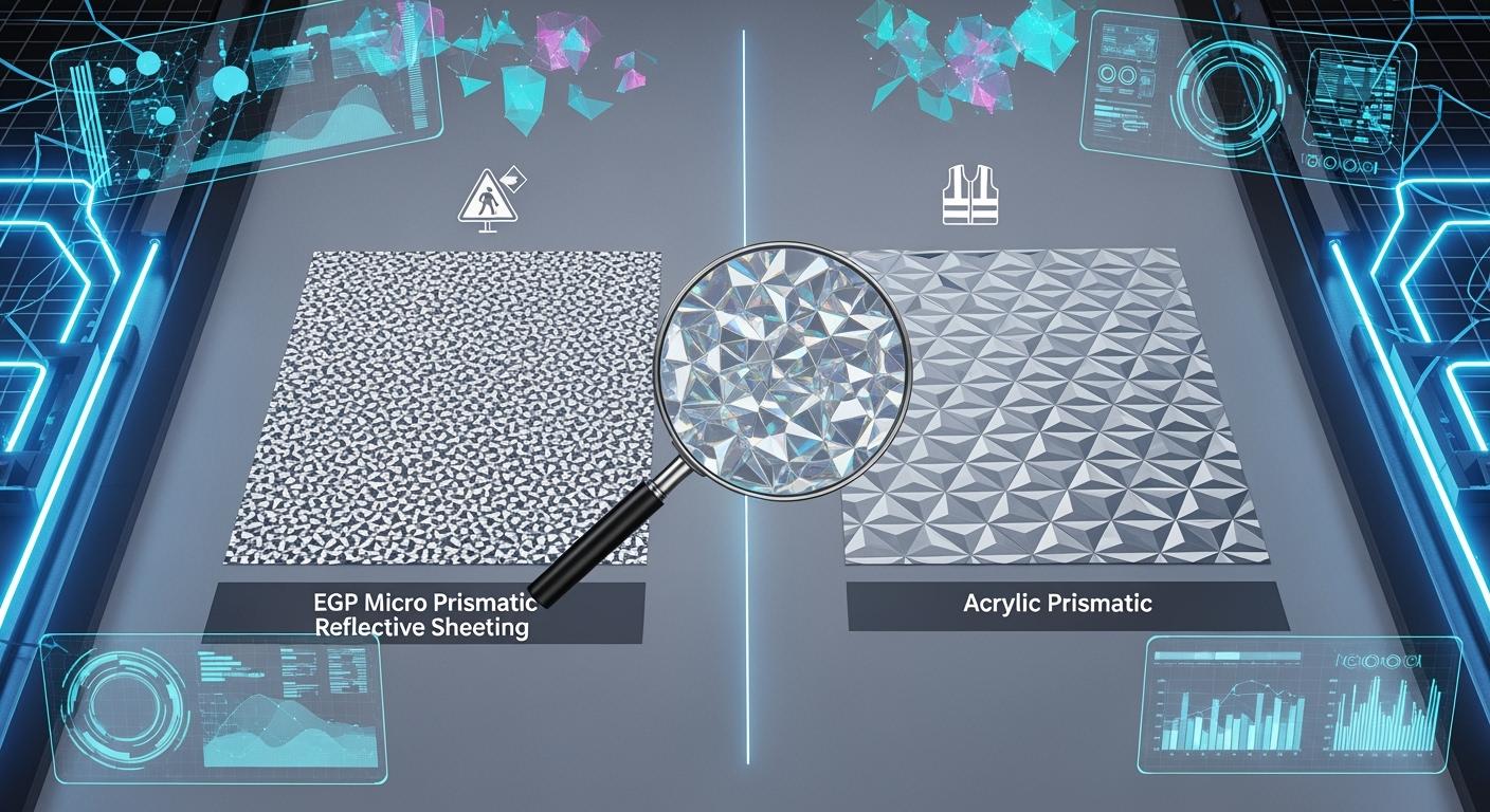 EGP Micro Prismatic Reflective Sheeting vs. Acrylic Prismatic: What'
                style=
