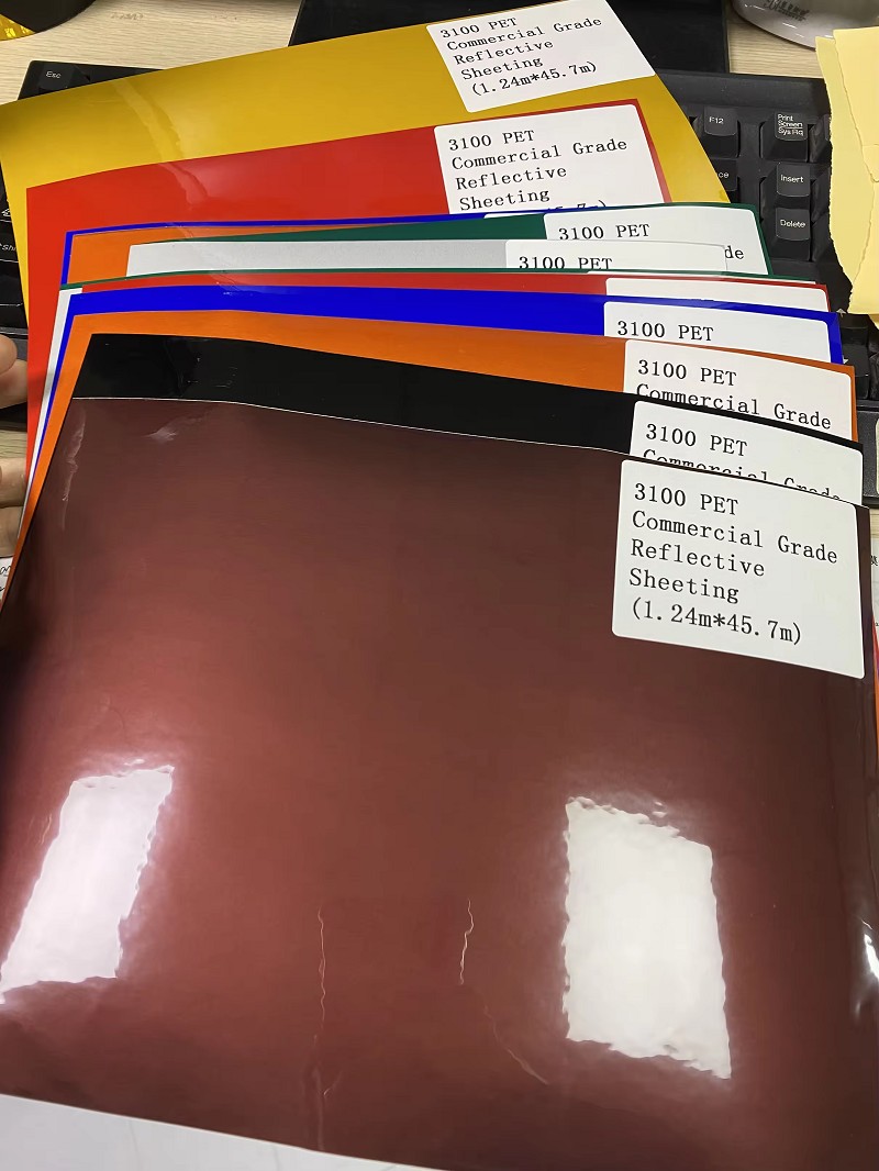 Durable PVC Commercial Grade Reflective Film