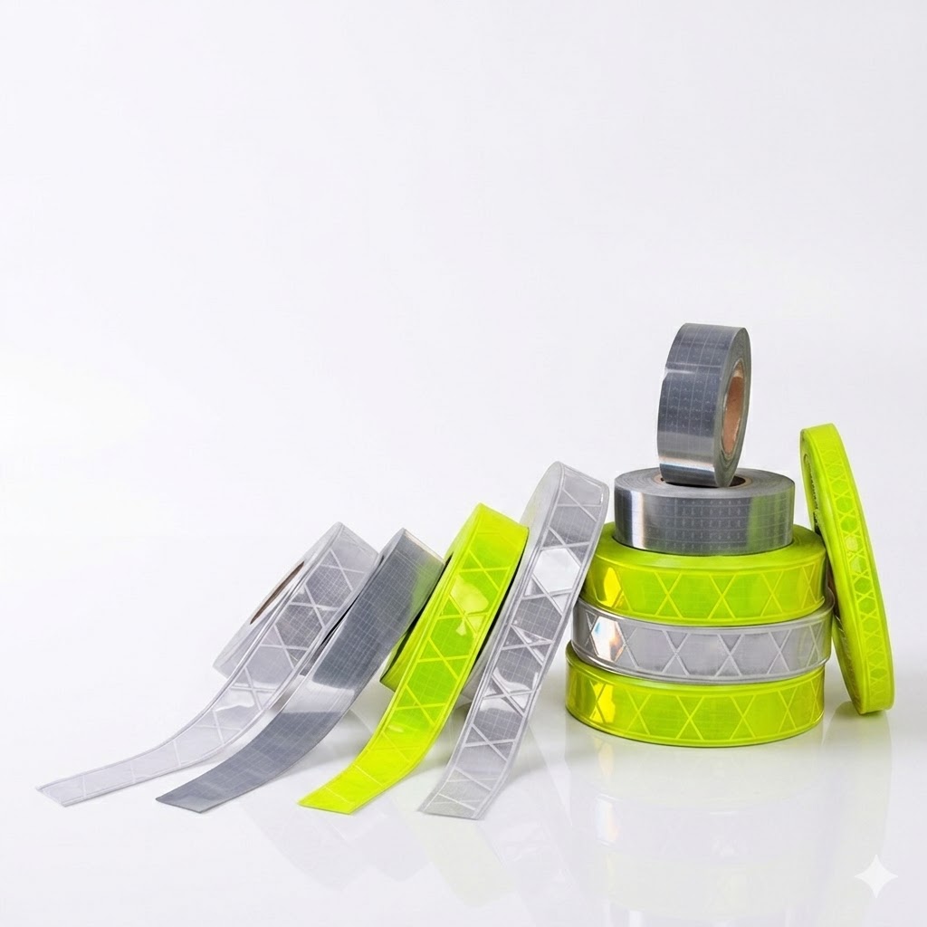 Reflective tape for safety vests